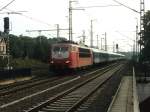 103 234-1 mit IR 2346 “Emsland” Berlin Ostbahnhof-Schiphol auf Bahnhof Bad Bentheim am 16-9-2000.