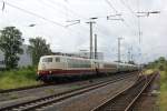 103 235-8 zieht TEE 8 durch Brackwede in Richtung Hamburg. 15.07.2012.
