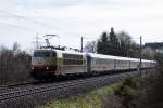 103 245 mit IC 2206 Mnchen-Nrnberg am 14.04.2013 bei Georgensgmnd.