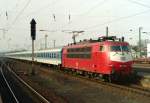 103 191 mit IR 2335  Fehmarn  (Koblenz–Puttgarden) am 21.02.1998 in Buchholz/Nordheide