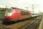 103 192 mit IR 2086  Flensburger Frde  (Hildesheim–Flensburg) am 06.10.1998 in Hildesheim Hbf