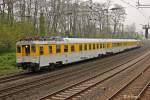 103 222-6 mit einem Messzug am 11.04.2014 in Wuppertal Elberfeld.