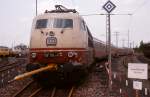 103 118 mit Messzug, 1975 in München