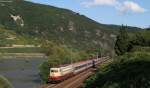 103 113-7 mit dem IC 118 (Innsbruck Hbf-Münster(Westf)Hbf) bei Trechtingshausen 7.8.14