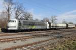 103 222-6 RailAdventure im Rheinhafen Karlsruhe 20.02.2015