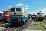 103 233-3, 184 003-2, E 7119 und E 03 001 im DB-Museum Koblenz-Lützel - 19.07.2016