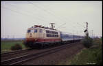 103241 war am 10.09.1989 um 14.58 Uhr mit dem IR 1683 bei Northeim in Richtung Süden unterwegs.