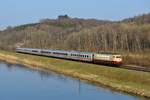 Eine etwas fahrzeugorientiertere Variante des Motives am Donauufer bei Günzburg: Am 09.