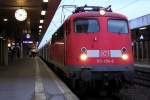 110 454 mit Hannover HBF