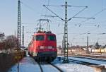 BR 110 347 konnte am 16.01.2010 in Freilassing fotografiert werden.