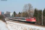 110 508-9 mit dem IC 185 (Stuttgart Hbf-Zirch HB) bei Rottweil 30.1.11