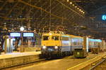 Am 10.12.2016 stand die 110 383-7 mit dem Rheingoldsonderzug nach Lübbeck in Köln Hbf.