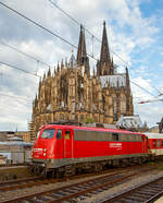 
Früh morgens im Hbf Köln....
Die 110 491-8 der BahnTouristikExpress GmbH (BTE), ex DB 110 491-8, ex DB 114 491-4, ex DB 112 491-6, fährt am 22.05.2018 mit einem Sonderzug vom Hbf Köln in Richtung Hamburg los.

Die Lok wurde 1968 von Krauss-Maffei in München unter der Fabriknummer 19356 gebaut, der elektrische Teil ist von den Siemens-Schuckert-Werke (SSW), und als 112 491-6 (als eine E 10.12) an die DB ausgeliefert, 1988 wurde sie in 114 491-4 umgezeichnet. Im Jahr 1994 erfolgte der Rückbau zur 110er unter Verwendung der Drehgestelle der 110 122, somit erfolgte Umzeichnung in 110 491–8. Im Jahr 2014 ging sie an die BahnTouristikExpress GmbH. Nach der Reaktivierung 2015 (und Umbau auf LED-Leuchten, sowie eckige Puffer) fährt sie unter der NVR-Nr. 91 80 6110 491-8 D-BTEX.
