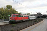 DB Regio 110 469 // Köln-Deutz (tief) // 26. Oktober 2013.
Die Lok gehört mittlerweile TRI Train Rental International.