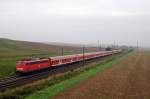 110 351 mit RE 4004 vor Langenbach (12.08.2007)