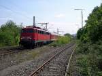 Remstotal Genuss am Fluss - ... hie es am 06.05.2007 zwischen Endersbach und Aalen. Ein Fahrrad-Extrazug mit 110 494-2 fhrt soeben in Endersbach ein.