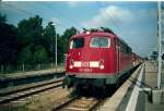 110 289 im August 2005 nach der Ankunft mit einem Nachtzug im Ostseebad Binz.