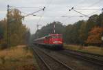 110 469-2 mit RB 14805 Minden(Westf.) - Rotenburg(Wmme) durchfhrt den aufgelassenen Bahnhof Estorf.
