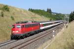 110 441-3 mit IC 183 bei Herrenberg 21.07.2013