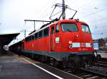 Baureihe 110 484-3 am 04.01.07 in Aalen.