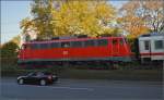 Selten übernehmen die 110er noch die Fahrt zur Abstellung nach Singen.