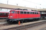 Am 14.05.2015 stand BTE 110 491-8 auf Gleis 96 in Basel Bad Bf abgestellt um einen Tag später einen Pilgerzug nach Kratowice (PL) zu bespannen.