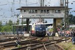 E10 348 & 114 488 am 18.06.16 zum Sommerfest in Koblenz-Lützel