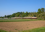 E10 1309 mit dem AKE Rheingold Sonderzug nach Pörtschach am Wörthersee bei Reichenbach an der Fils am 11.9.2016.