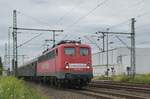 Da muss ich mal in Groß Gerau eine Pause machen, um die Mönchengladbacher Centralbahn 110 278-9 in voller Fahrt ab zu lichten.