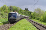 Am 30.04.2018 war der Classic Courier, gezogen von 110 278-9, auf großer Fahrt.