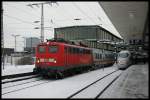 110 200 verlsst mit dem IC134 nach Luxemburg mit c.a +40 den Bahnhof Duisburg Hbf am 19.12.2010