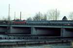Lok der Baureihe 110 am 29.12.1993 in Heilbronn