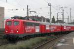 110 243-3 Einfahrt Hannover Hbf 12.10.2007