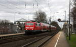 111 114 DB kommt die Kohlscheider-Rampe hoch aus Richtung Neuss,Herzogenrath mit mit dem RE4 aus Dortmund-Hbf nach Aachen-Hbf und fährt durch Kohlscheid in Richtung Richterich,Laurensberg,Aachen-West,Aachen-Schanz,Aachen-Hbf. 
Aufgenommen vom Bahnsteig 1 in Kohlscheid. 
Bei Wolken und Sturm am Vormittag vom 27.2.2017.