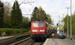 Ein Nachschuss von der 111 112 DB schiebt den RE4 aus Aachen-Hbf nach Düsseldorf-Hbf und kommt aus Richtung