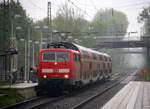 111 098-0 DB kommt mit dem RE4 von Dortmund-HBf nach Aachen-Hbf und kommt aus Richtung