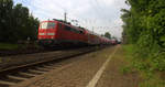 111 149  DB kommt die Kohlscheider-Rampe hoch aus Richtung Neuss,Herzogenrath mit dem RE4 aus Dortmund-Hbf nach Aachen-Hbf und fährt durch Kohlscheid in Richtung