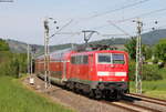 111 073-3 mit dem RE 22039 (Stuttgart Hbf-Tübingen Hbf) bei Metzingen 23.5.19