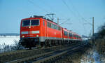 111 222-6 - Hagenbüchach - 09.01.2003 - RE 20322, Nürnberg - Frankfurt