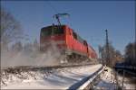 111 155 (9180 6 111 155-8 D-DB) schiebt den RE7 (RE 29718) nach Rheine. (06.01.2009)
