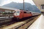 111 080-8 In Garmisch Partenkirchen Juli 1999