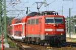 Die BR 111 194-7 als Regionalexpress nach Frankfurt Hauptbahnhof.