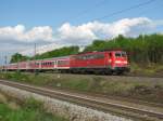 111 062-7 beim Abzweig Leutersberg bei Freiburg mit einer Regionalbahn Richtung Mllheim (Baden).