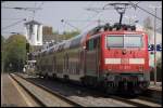 RE4 DoSto Park mit der 111 151 als Schublok in Geilenkirchen stehend.
25.04.10 12:35