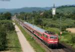 111 061-8 mit der RB 31109 (Offenburg-Basel Bad Bf) bei Denzlingen 14.7.10