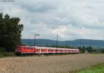 111 088-1 mit dem RE 19048 (Ansbach-Stuttgart Hbf) bei Essingen 9.8.10