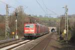 111 096 und 111 038 Zugschluss in Eilendorf am 27.03.11