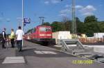 Nicht nur S-Bahnen bedienten an den Spieltagen der FIFA-WM in Frankfurt den Bahnhof Stadion, sondern es pendelten auch Wendezge zwischen Frankfurt (Main) Hbf und Frankfurt (Main) Stadion.