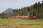 111 172 mit RB 59522 am 01.05.2013 bei Klais.