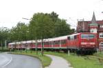 111 089-9 Ausfahrt Emden Außenhafen 22.07.2007